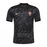 Camiseta De Futbol Portugal Portero 2024 Negro