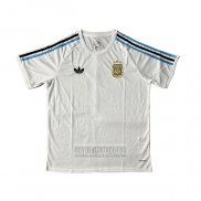 Camiseta De Futbol Pre Partido del Argentina 2025 Blanco
