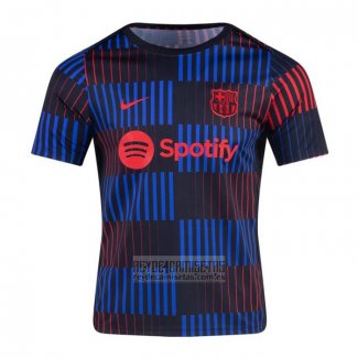 Camiseta De Futbol Pre Partido del Barcelona 2024 Azul