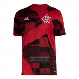 Camiseta De Futbol Pre Partido del Flamengo 2023 Rojo