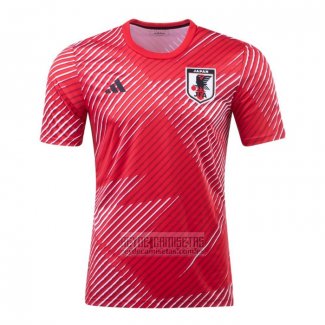 Camiseta De Futbol Pre Partido del Japon 2022 Rojo