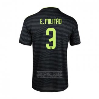 Camiseta De Futbol Real Madrid Jugador E.Militao Tercera 2022-2023