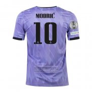 Camiseta De Futbol Real Madrid Jugador Modric Segunda 2022-2023