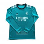 Camiseta De Futbol Real Madrid Tercera Manga Larga 2021-2022