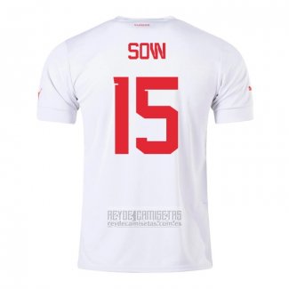 Camiseta De Futbol Suiza Jugador Sow Segunda 2022