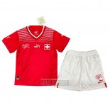 Camiseta De Futbol Suiza Primera Nino 2022