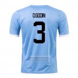 Camiseta De Futbol Uruguay Jugador D.Godin Primera 2022
