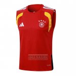 Camiseta De Futbol de Entrenamiento Alemania Sin Mangas 2025-2026 Rojo