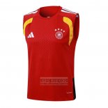 Camiseta De Futbol de Entrenamiento Alemania Sin Mangas 2025-2026 Rojo