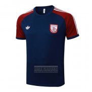 Camiseta De Futbol de Entrenamiento Arsenal 2025-2026 Azul Rojo