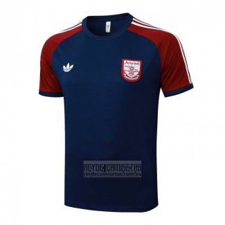 Camiseta De Futbol de Entrenamiento Arsenal 2025-2026 Azul Rojo
