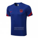 Camiseta De Futbol de Entrenamiento Atletico Madrid 2022-2023 Azul