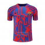 Camiseta De Futbol de Entrenamiento Barcelona 2022-2023 Rojo y Azul