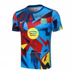 Camiseta De Futbol de Entrenamiento Barcelona 2025-2026 Azul Rojo