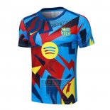Camiseta De Futbol de Entrenamiento Barcelona 2025-2026 Azul Rojo