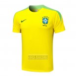 Camiseta De Futbol de Entrenamiento Brasil 2024-2025 Amarillo