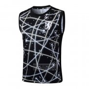 Camiseta De Futbol de Entrenamiento Chelsea Sin Mangas 2025-2026 Negro