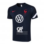 Camiseta De Futbol de Entrenamiento Francia 2021-2022 Azul
