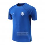 Camiseta De Futbol de Entrenamiento Inter Milan 2022-2023 Azul