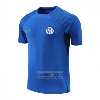 Camiseta De Futbol de Entrenamiento Inter Milan 2022-2023 Azul