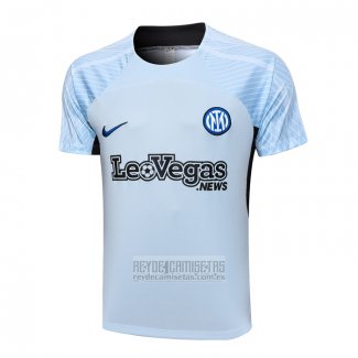 Camiseta De Futbol de Entrenamiento Inter Milan 2023-2024 Azul