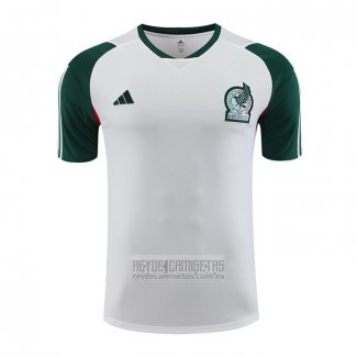 Camiseta De Futbol de Entrenamiento Mexico 2023-2024 Blanco