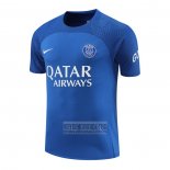 Camiseta De Futbol de Entrenamiento Paris Saint-Germain 2022-2023 Azul Oscuro