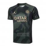 Camiseta De Futbol de Entrenamiento Paris Saint-Germain Jordan 2024-2025 Verde
