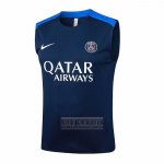 Camiseta De Futbol de Entrenamiento Paris Saint-Germain Sin Mangas 2025-2026 Azul