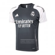 Camiseta De Futbol de Entrenamiento Real Madrid 2024-2025 Gris