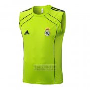 Camiseta De Futbol de Entrenamiento Real Madrid Sin Mangas 2025-2026 Verde