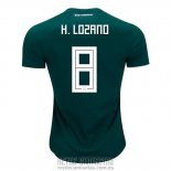 Camiseta de Futbol Mexico Jugador H.lozano Primera 2018