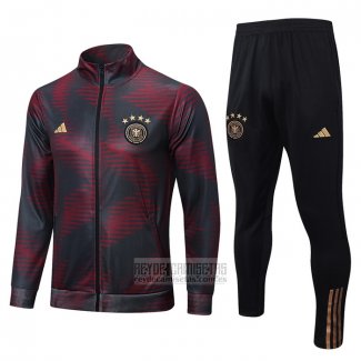 Chandal de Chaqueta del Alemania 2022-2023 Rojo y Negro