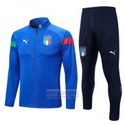 Chandal de Chaqueta del Italia 2022-2023 Azul