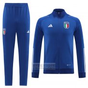 Chandal de Chaqueta del Italia 2022 Azul