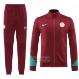 Chandal de Chaqueta del Paris Saint-Germain 2024-2025 Rojo