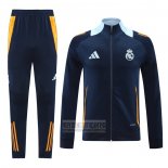 Chandal de Chaqueta del Real Madrid 2024-2025 Azul Oscuro