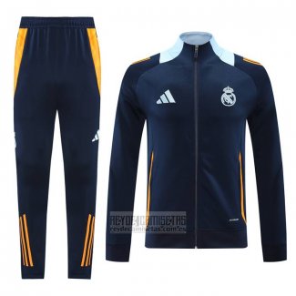 Chandal de Chaqueta del Real Madrid 2024-2025 Azul Oscuro