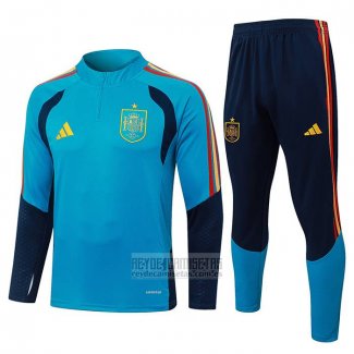 Chandal de Sudadera del Espana Nino 2026-2027 Azul