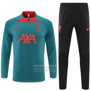 Chandal de Sudadera del Liverpool 2022-2023 Verde