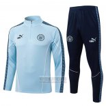Chandal de Sudadera del Manchester City 2025-2026 Azul
