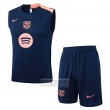 Chandal del Barcelona Sin Mangas 2025-2026 Azul Rosa
