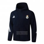 Chaqueta con Capucha del Real Madrid 2025-2026 Negro