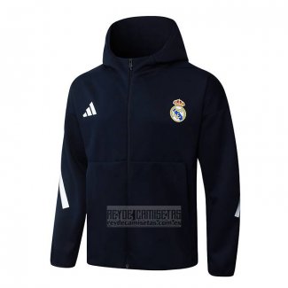 Chaqueta con Capucha del Real Madrid 2025-2026 Negro