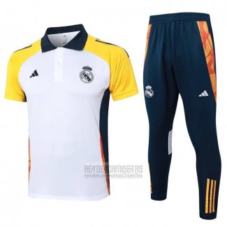 Conjunto Polo del Real Madrid 2024-2025 Blanco