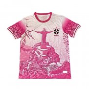 Tailandia Camiseta De Futbol Brasil Jesus 2025-2026 Rosa