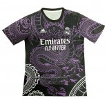 Tailandia Camiseta De Futbol Real Madrid Dragon 2024-2025 Negro Purpura
