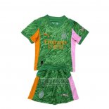 Camiseta De Futbol AC Milan Portero Nino 2025-2026 Verde