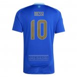 Camiseta De Futbol Argentina Jugador Messi Segunda 2024