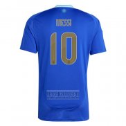 Camiseta De Futbol Argentina Jugador Messi Segunda 2024